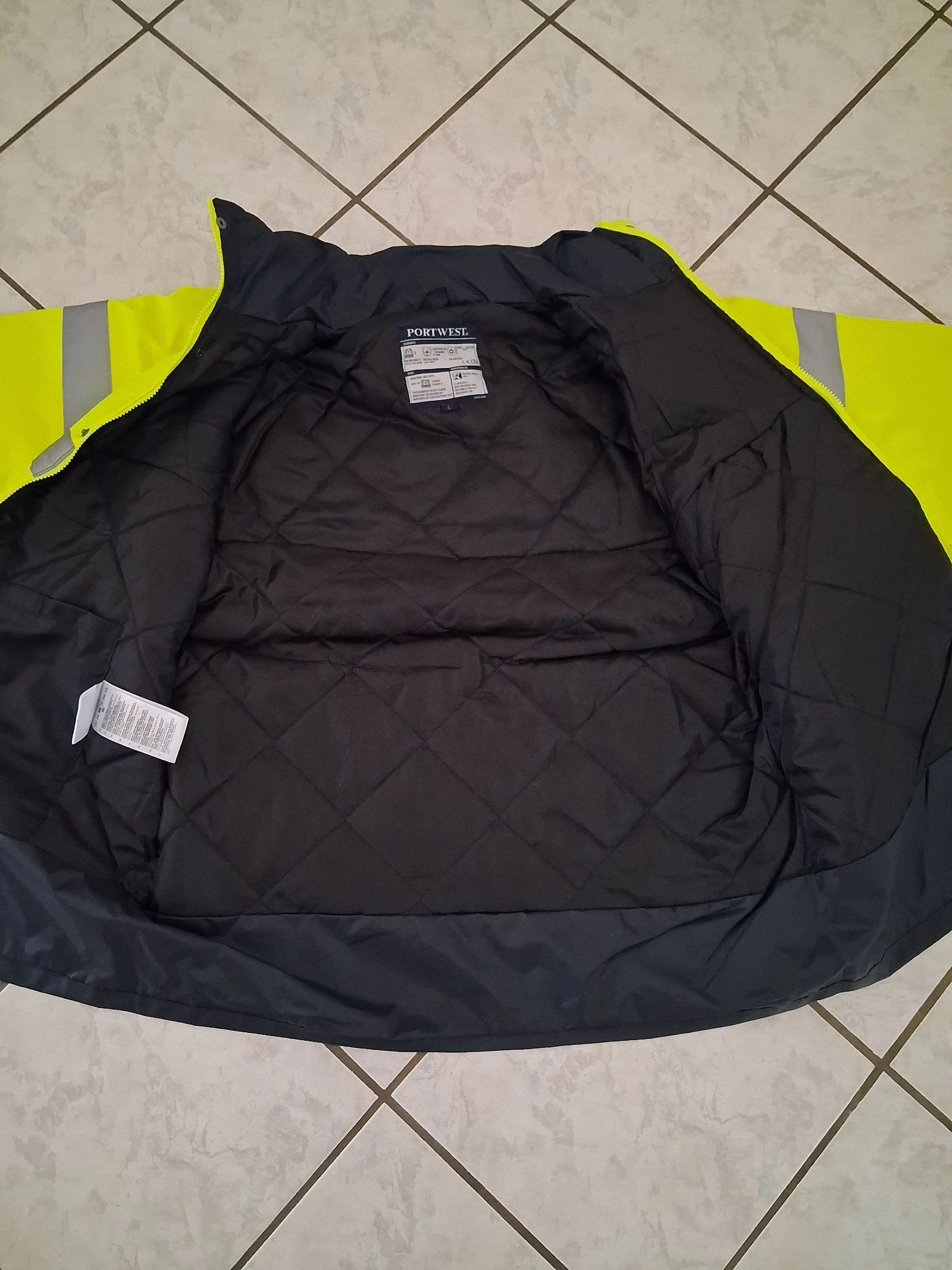 Veste de Canteiro PORTWEST S466 Parca de Alta Visibilidade Impermeável G – photo 6